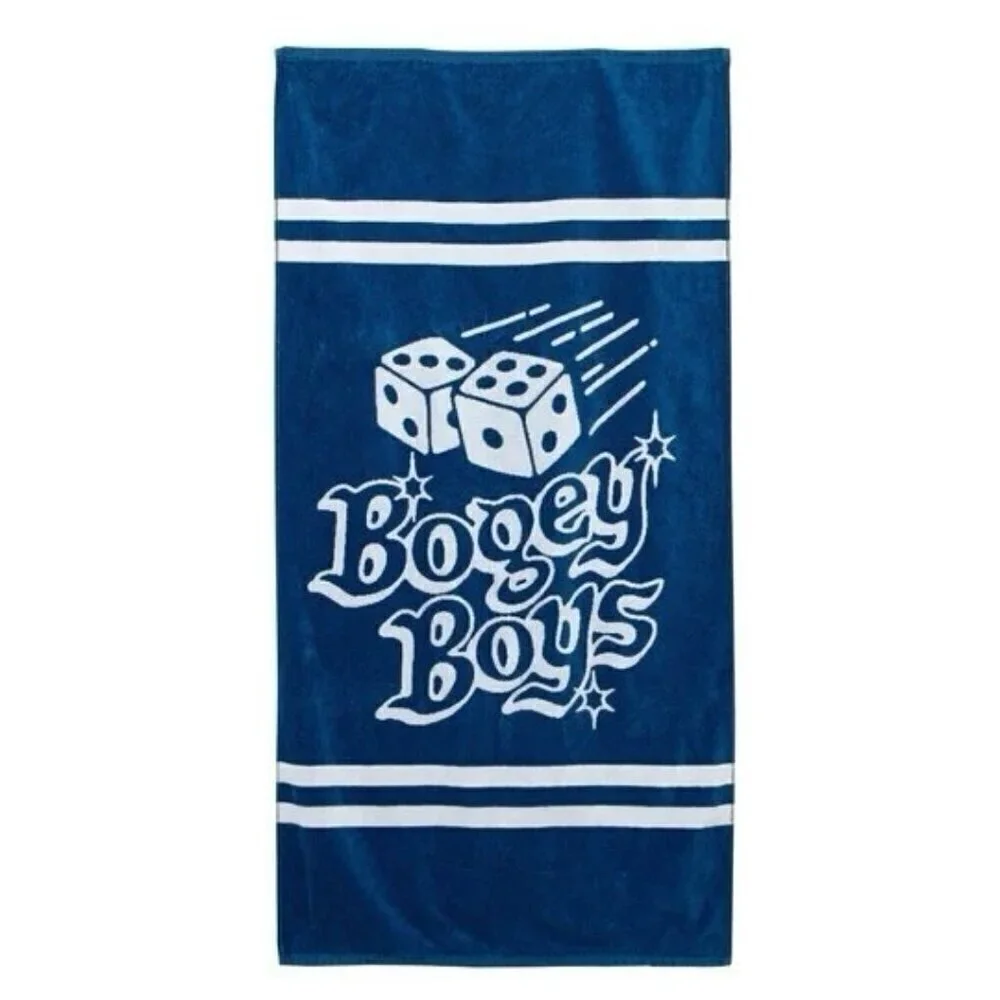 Bogey Boys Macklemore Vegas Pool Towel Blue Dice Beach Golf Hypebeast 58x30
